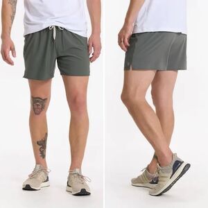 Vuori Men’s Course Run Lined Shorts in Dusty Pine Size XL